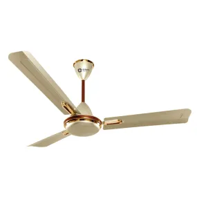 Orient Electric Quasar Ornamental Ceiling Fan 1200mm Metalic Ivory Cherry