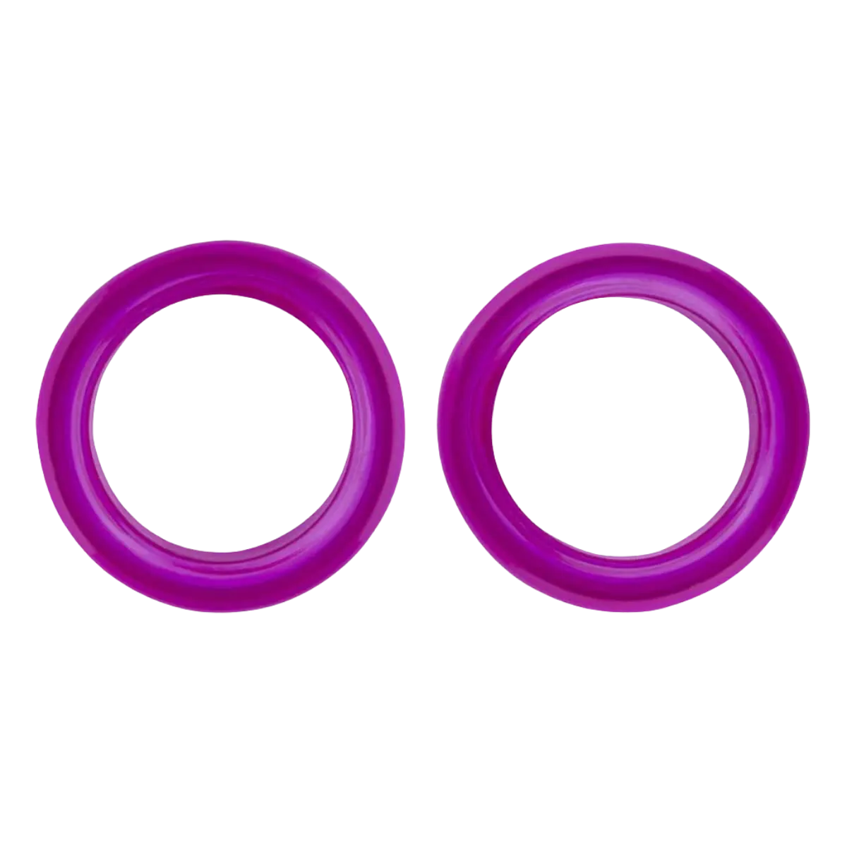 Pack of 2 Premium Scissor Finger Ring Inserts in Magenta by PetStore.Direct