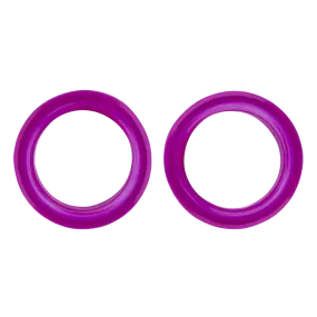 Pack of 2 Premium Scissor Finger Ring Inserts in Magenta by PetStore.Direct