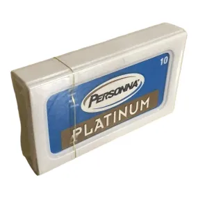 Personna Platinum Double Edge Blades, 10 Pack