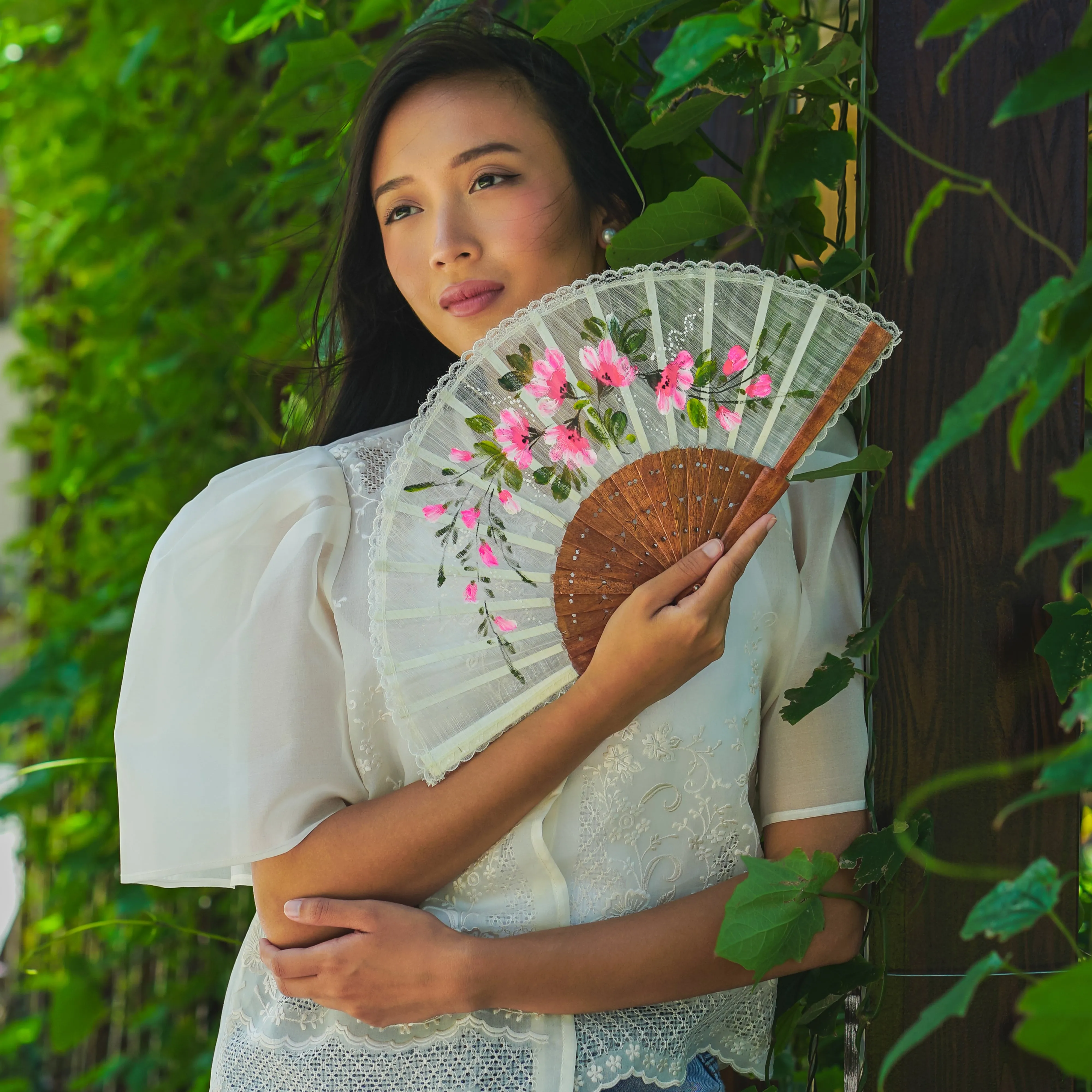 Pina Silk Hand Painted Fans