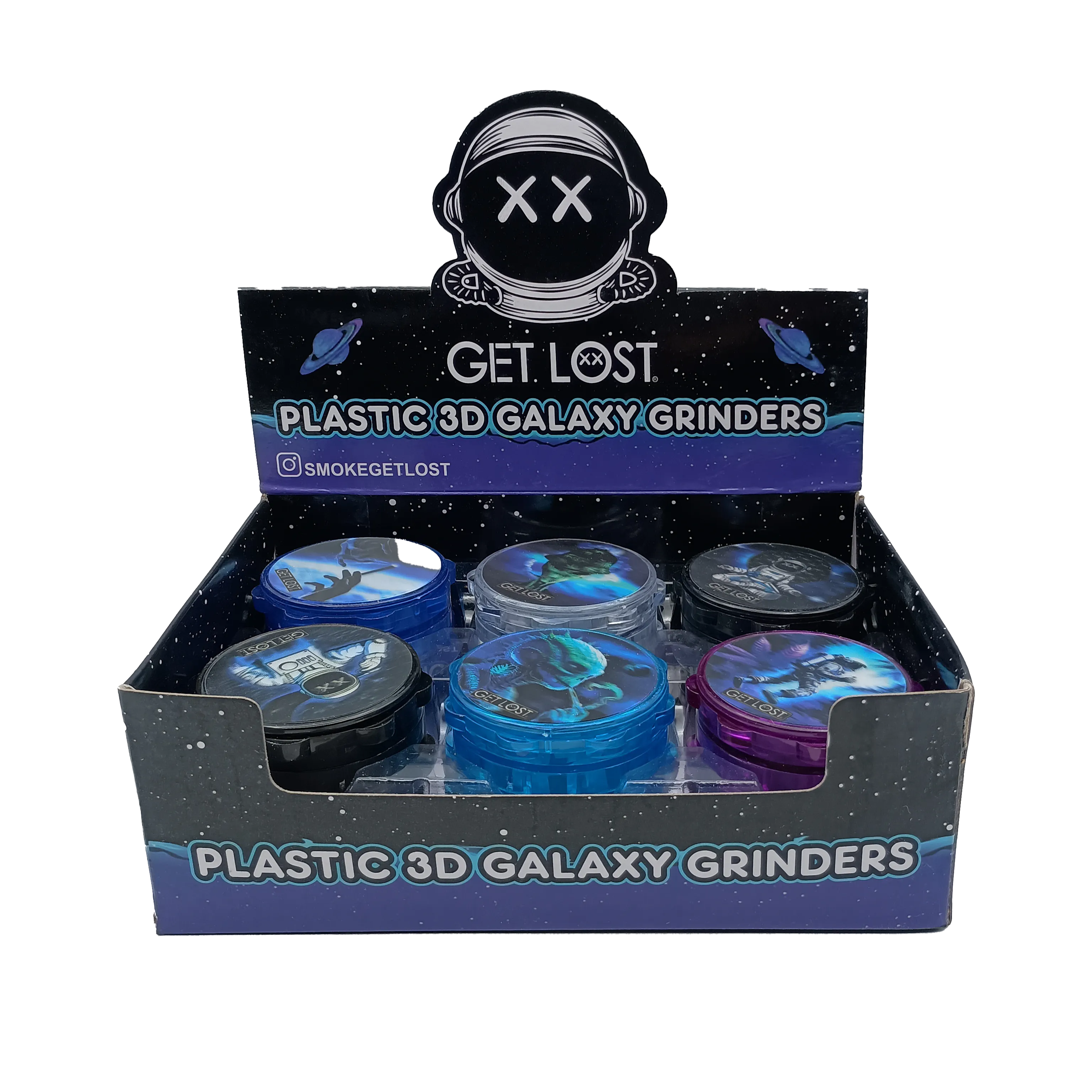 Plastic 3D Galaxy Grinder 67 mm (01)