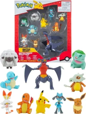 Pokèmon Battle Figures - 10 pcs  Pikachu and others