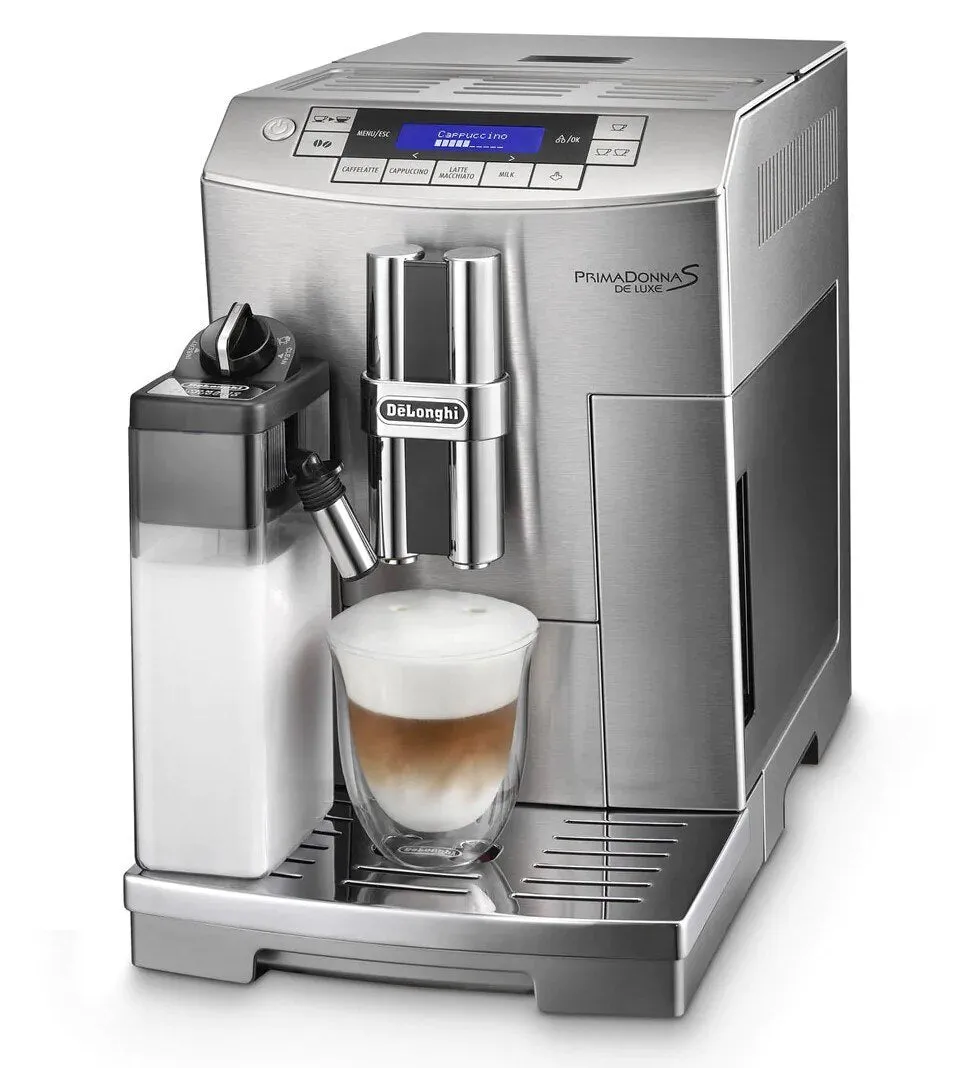 PRIMADONNA S AUTOMATIC ESPRESSO MACHINE, CAPPUCCINO MAKER WITH LATTECREMA SYSTEM - ECAM 28.465.M