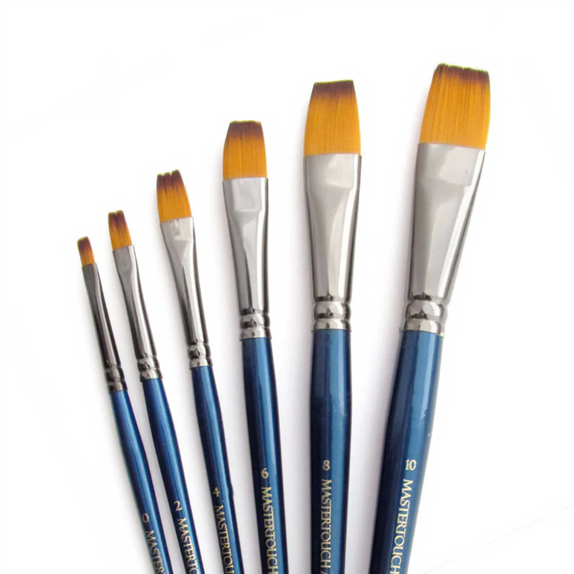 Pro Arte MasterTouch MTA-FL Aquamarine Flat Brushes