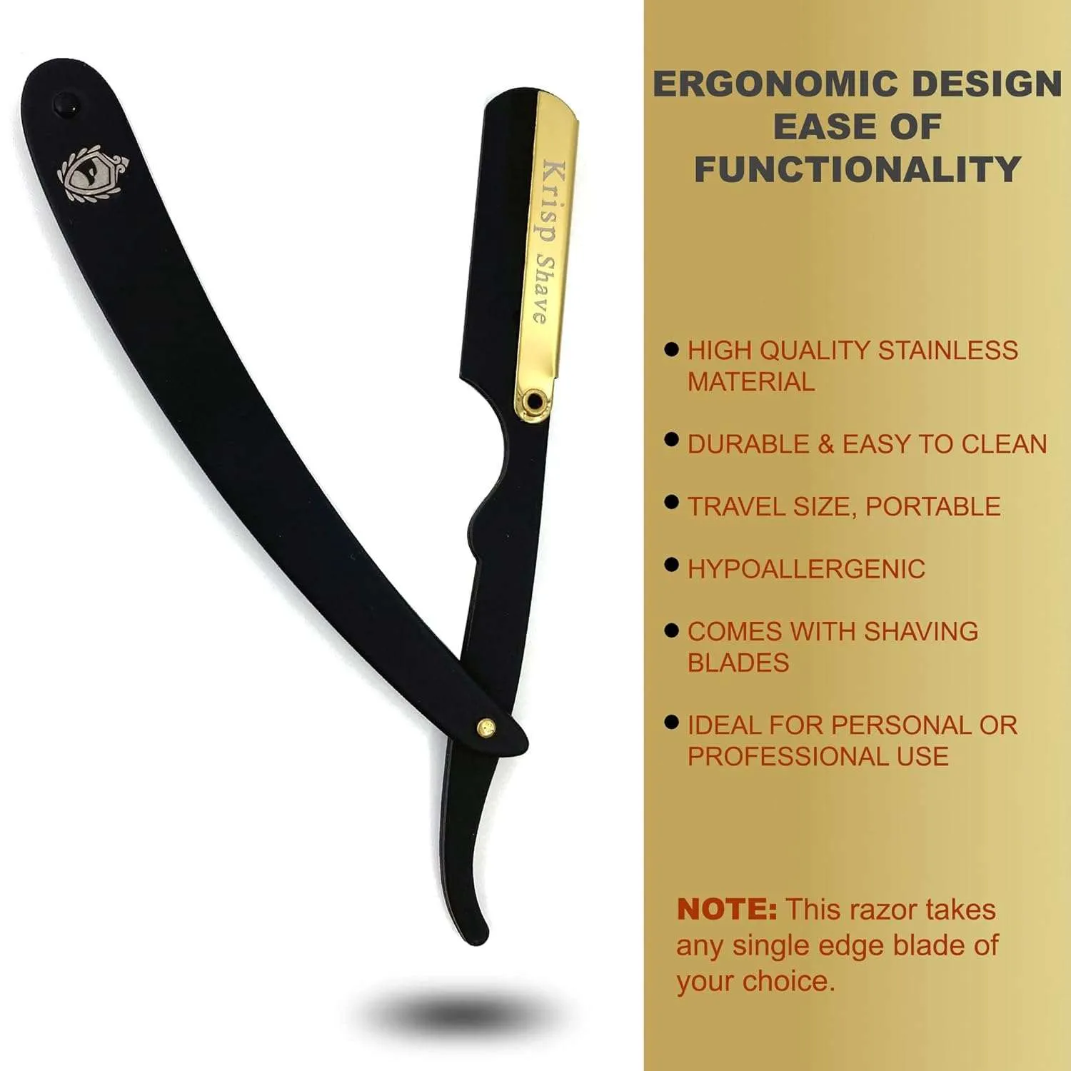 Professional Classic Straight Edge Barber Razor