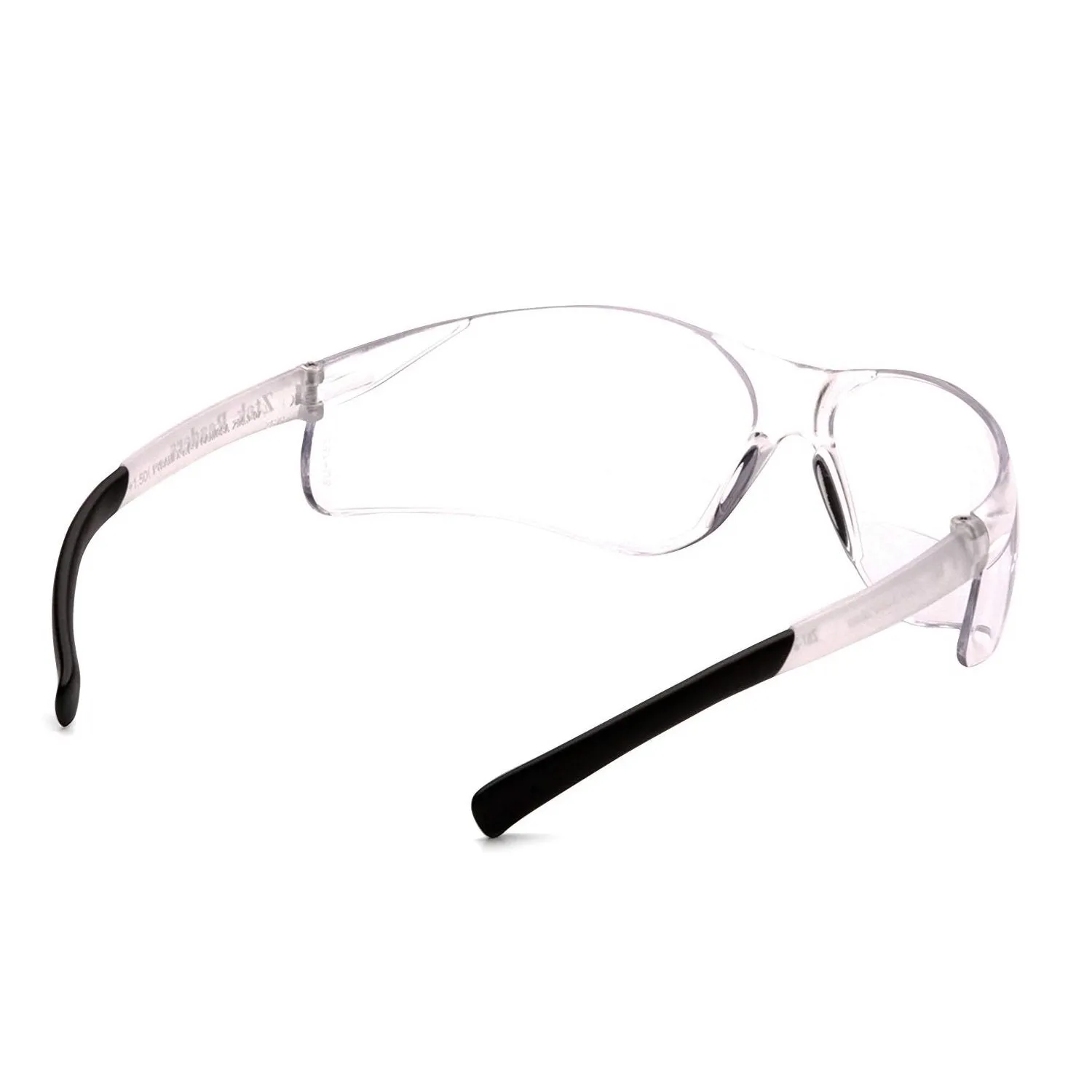 Pyramex Ztek Reader Safety Glasses, Clear Lens with RX Bifocal