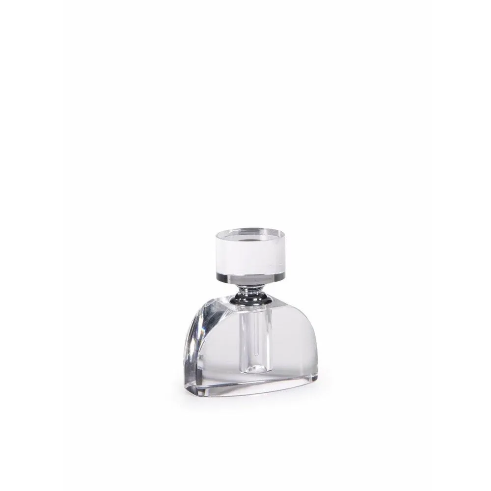 "Amari" 3.5" Tall Glass Perfume Bottle, Bell Shaped