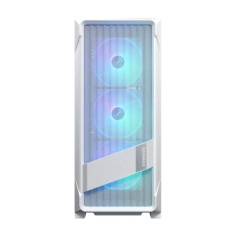 Raidmax X603TWF ATX type-C 41cm VGA ARGB Mid-Tower Gaming Chassis - White