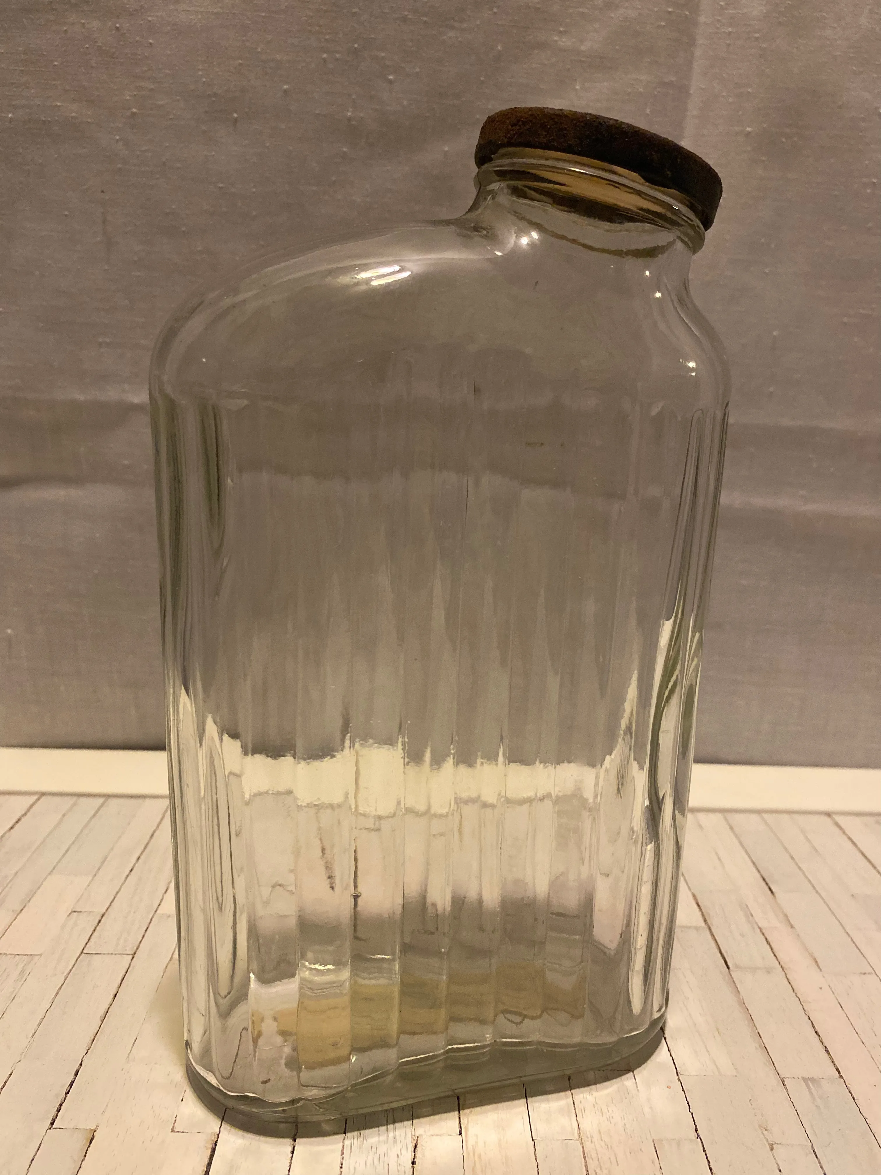 Refrigerator Glass Juice Jar Bottle with lid