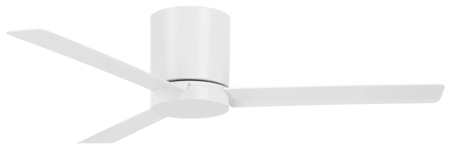 Roto Flush 52" Ceiling Fan in Flat White