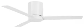 Roto Flush 52" Ceiling Fan in Flat White