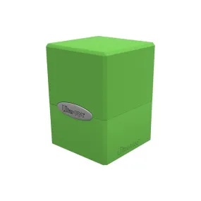 Satin Cube - Lime Green