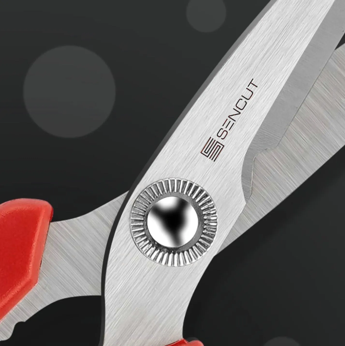 SENCUT Scissors ‎Plastic Handle 4.7 Inches Stainless Steel Blades SSC202214