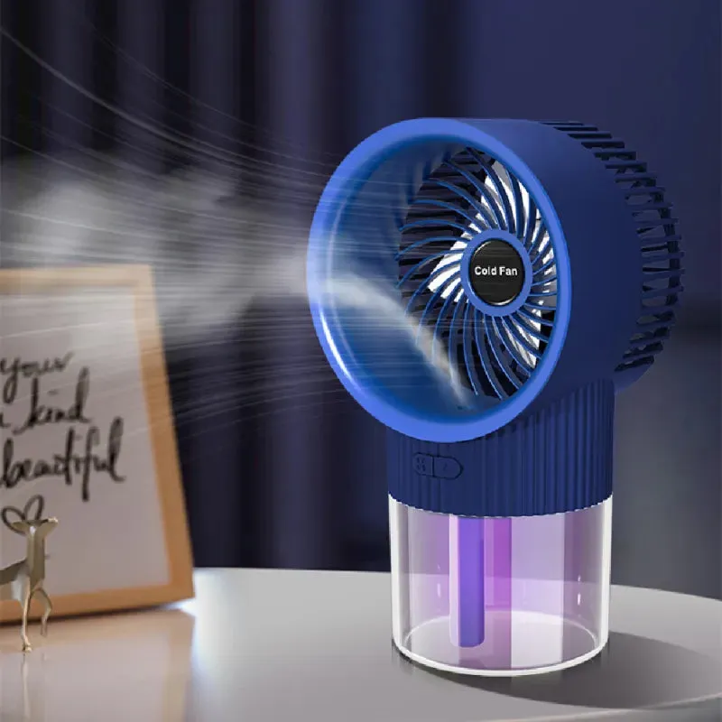 Small Portable Ice Mist Air Conditioning Fan