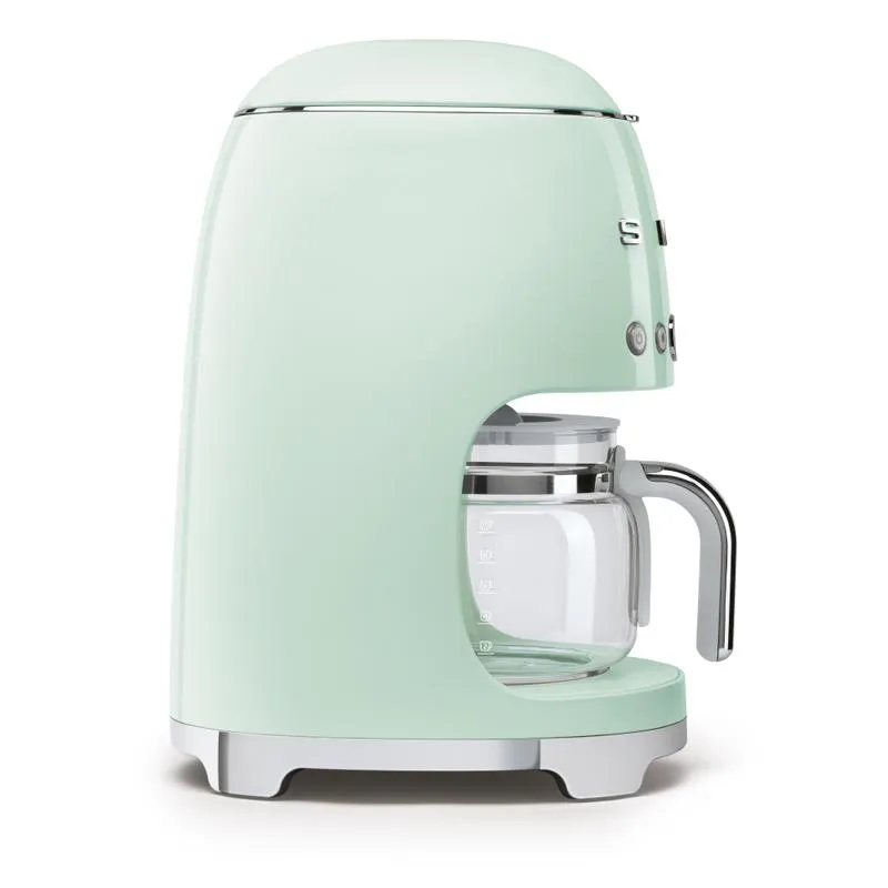 SMEG DCF02PGUK 50s Retro Style Drip Coffee Machine Pastel Green