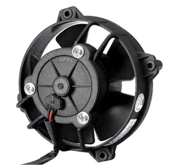 SPAL Electric Fan (4" - Pusher Style - Low Profile - 124 CFM) 30103009