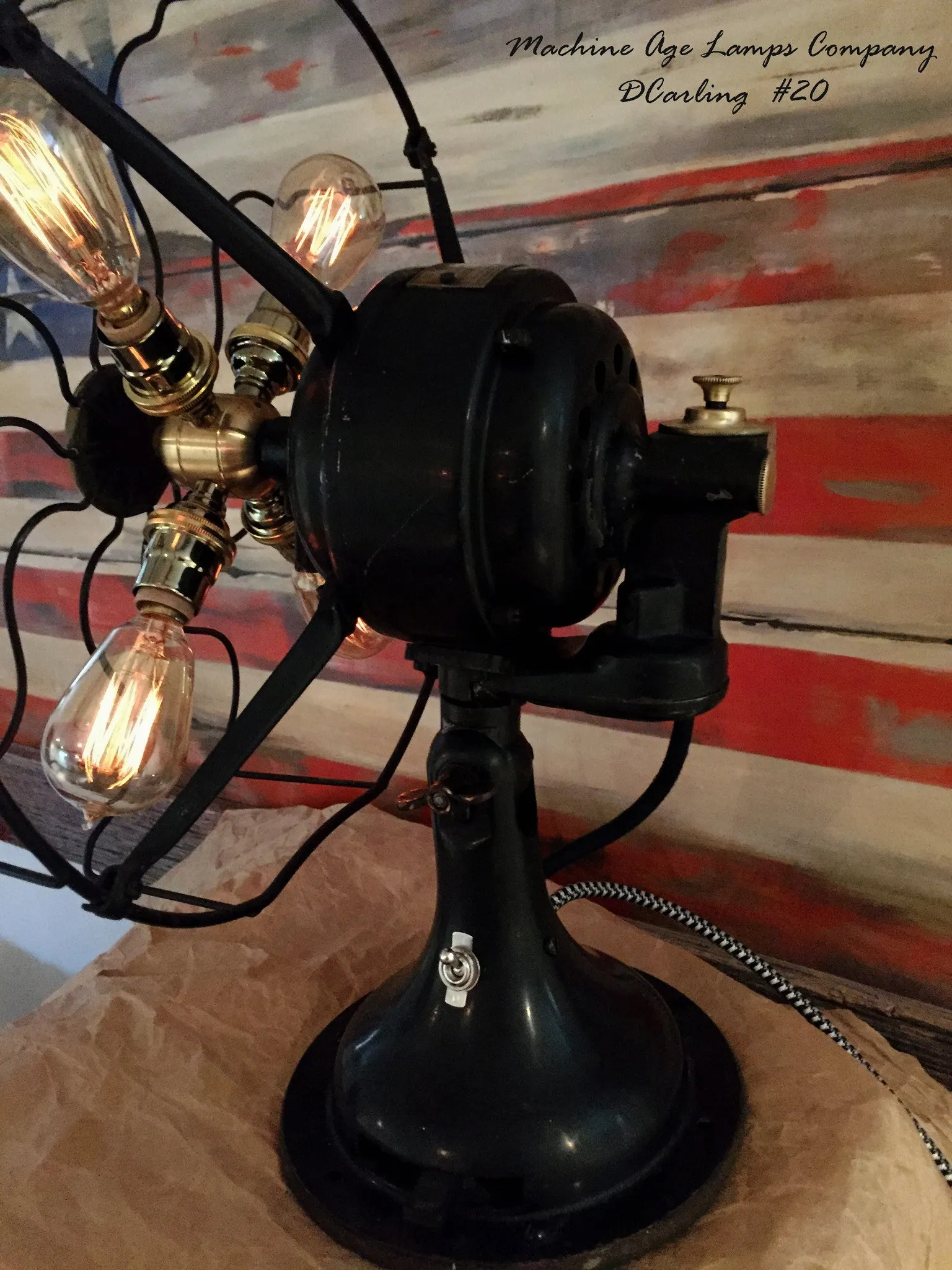 Steampunk Vintage Early 1900’s Westinghouse Fan Lamp , # DC20 sold