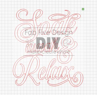 SVG Digital File: Soak Wash Relax