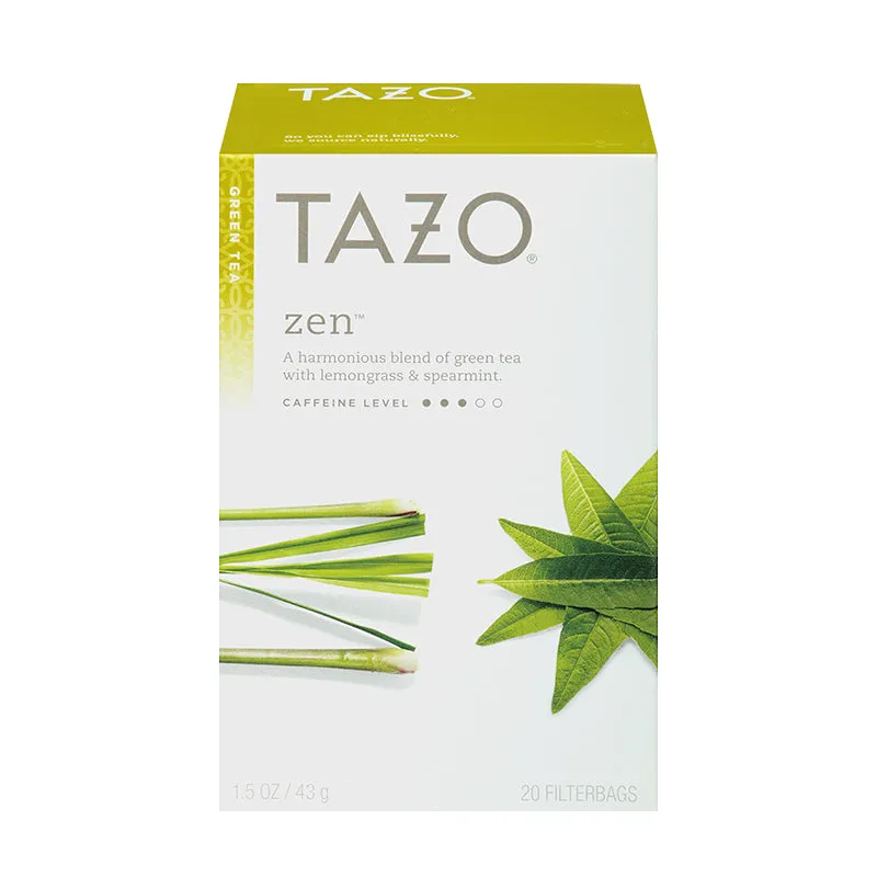 Tazo Zen Filterbag Tea 20 Count