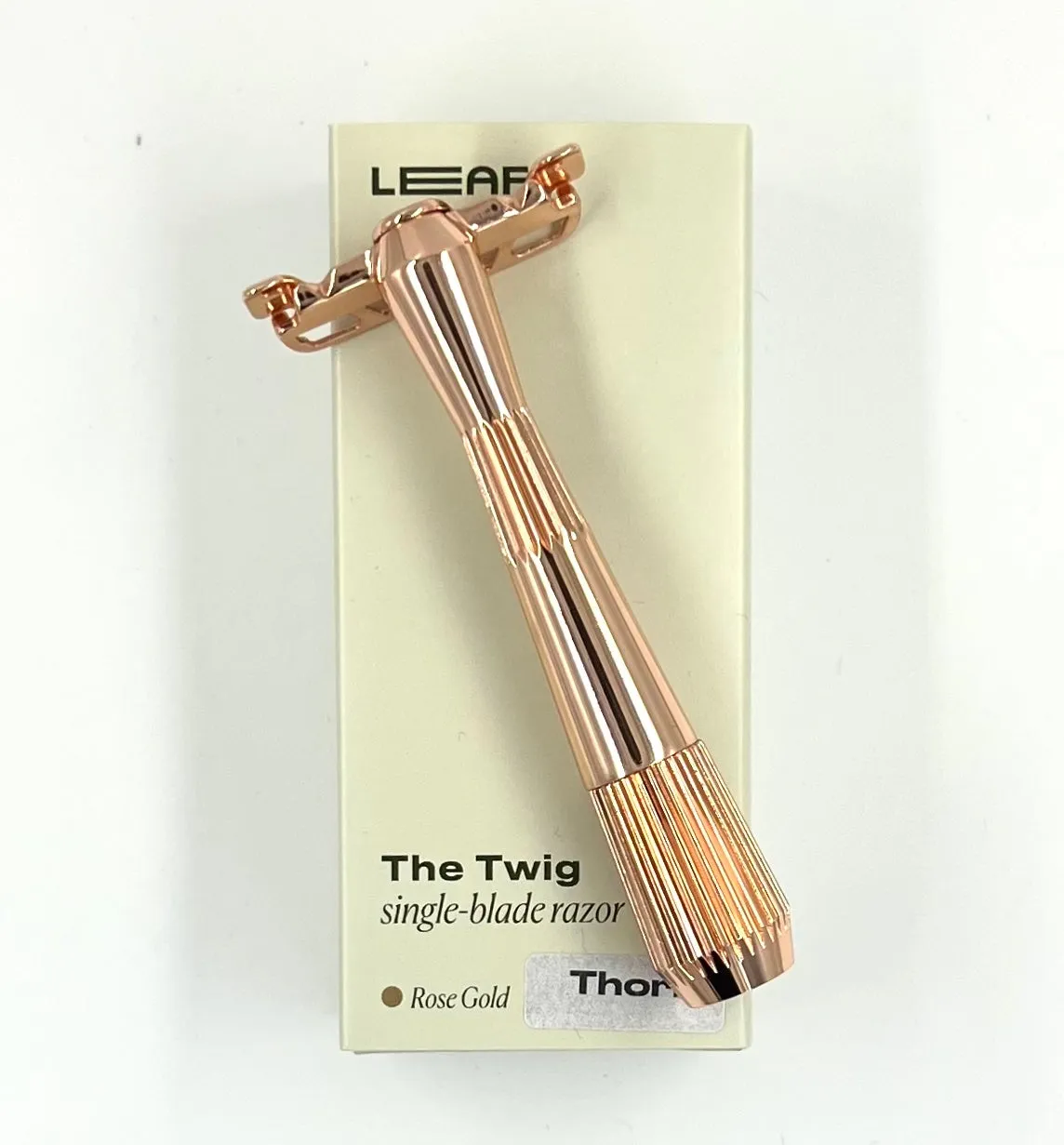 The Leaf Twig - Thorn Razor, Rose Gold - More Aggressive than Standard Twig