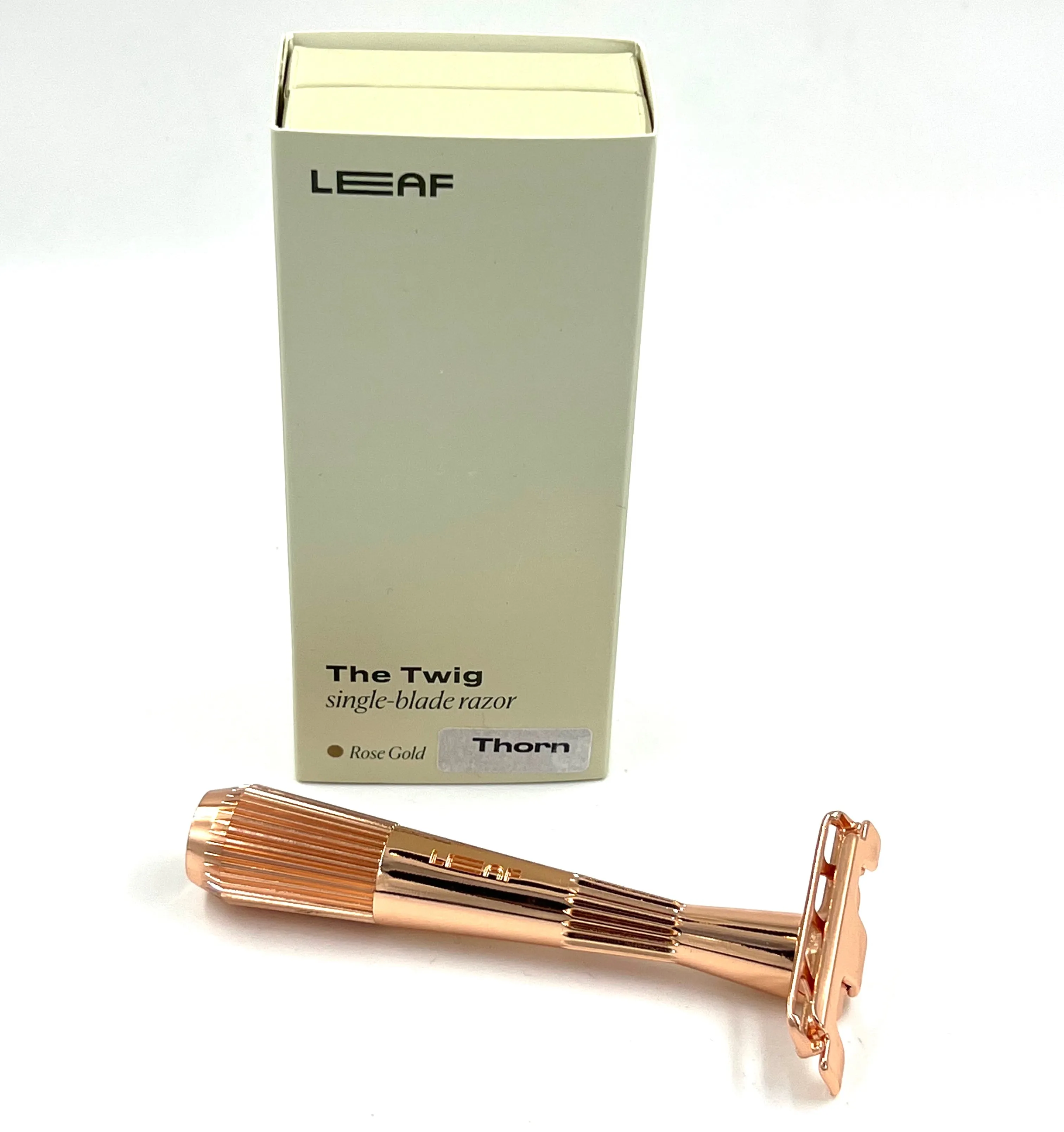 The Leaf Twig - Thorn Razor, Rose Gold - More Aggressive than Standard Twig