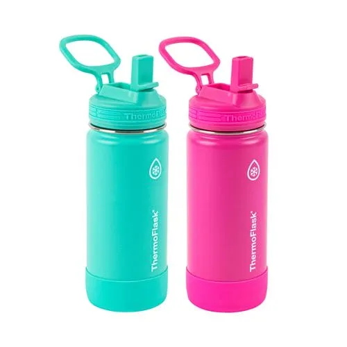 ThermoFlask Children's Water Bottle 16oz 2 Units- 458543-0885395101538