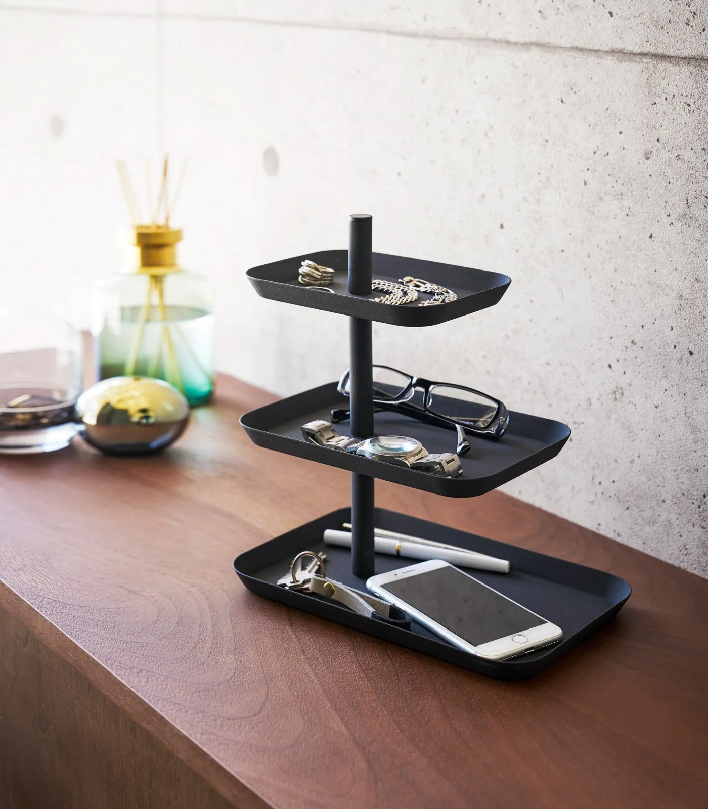 Three-Tier Accessory Tray - Steel