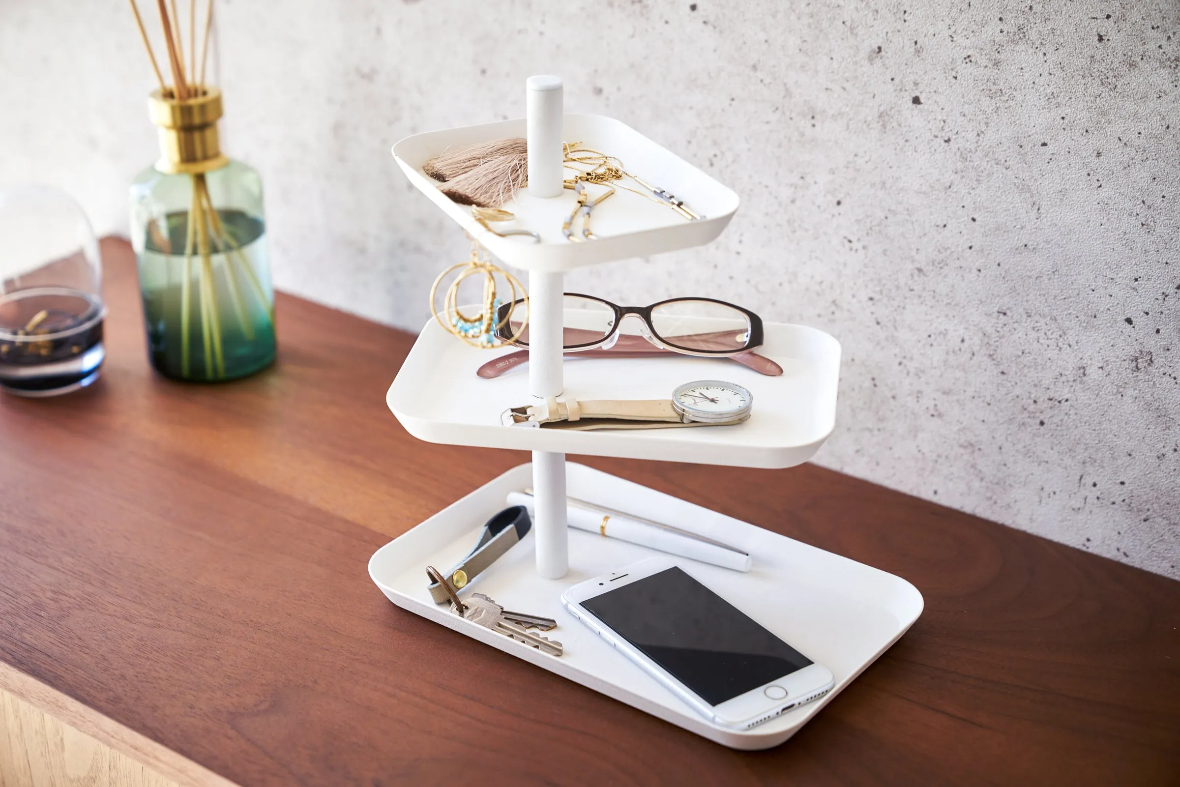 Three-Tier Accessory Tray - Steel