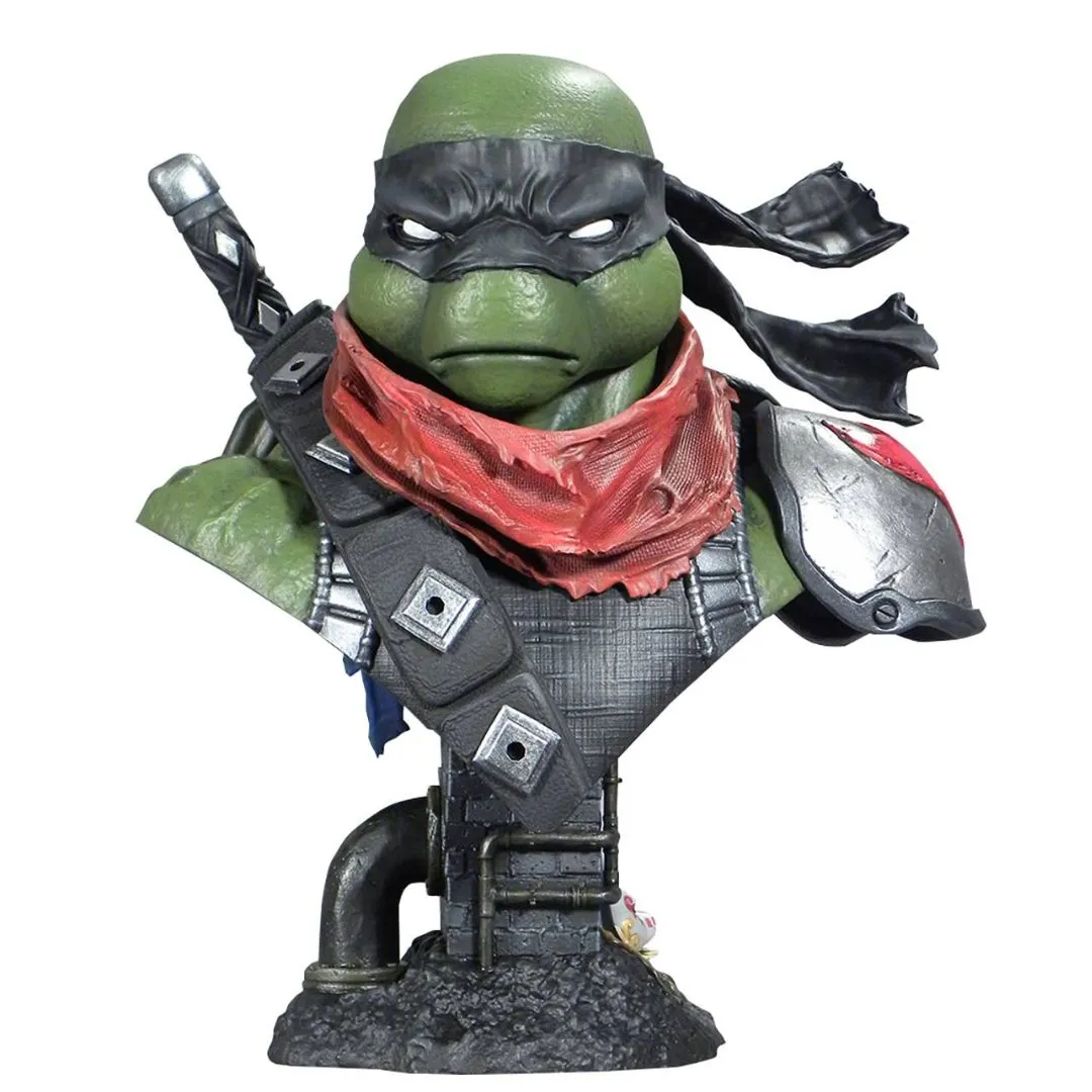 TMNT Legends In 3D Dark Leonardo Bust Statue By Diamond Gallery