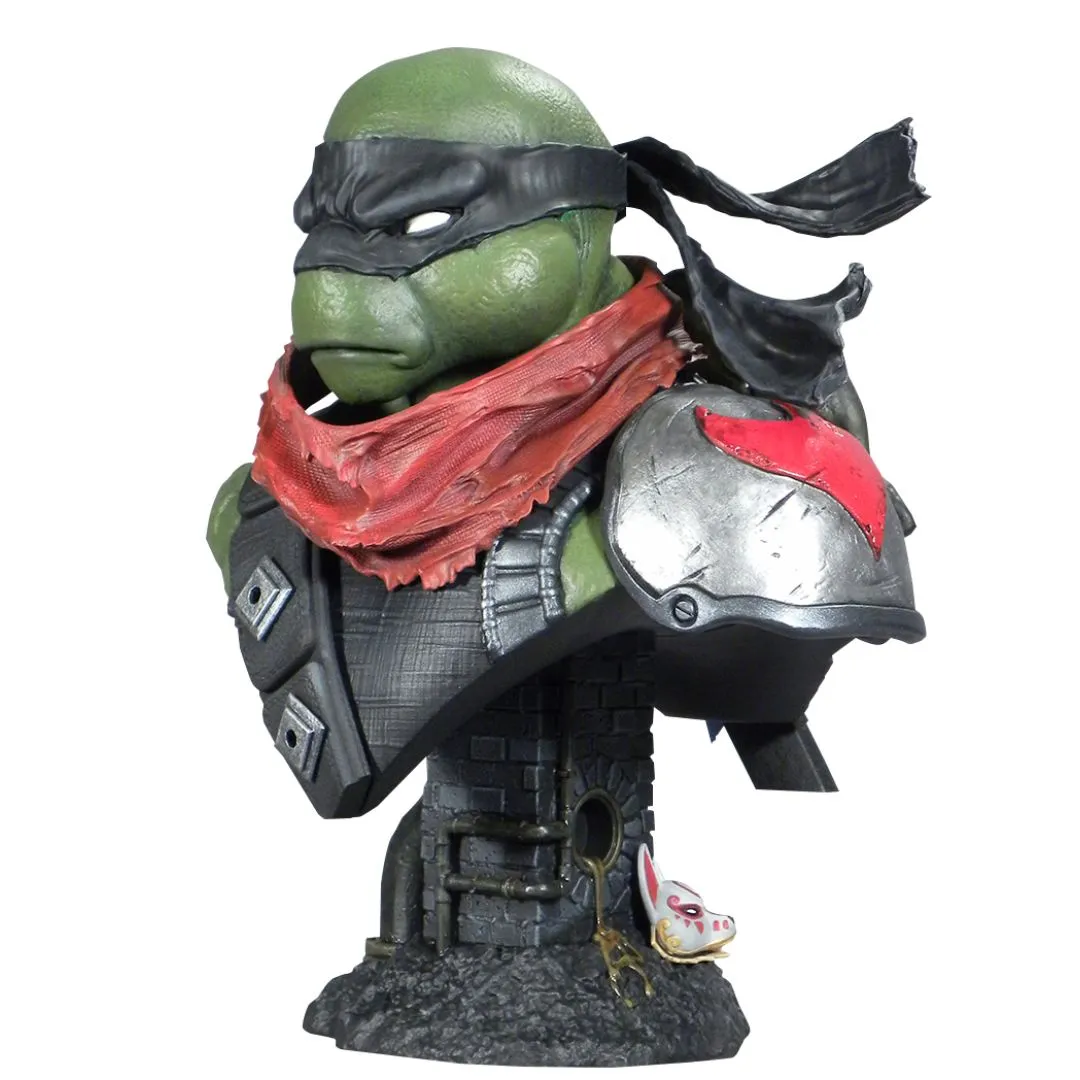 TMNT Legends In 3D Dark Leonardo Bust Statue By Diamond Gallery