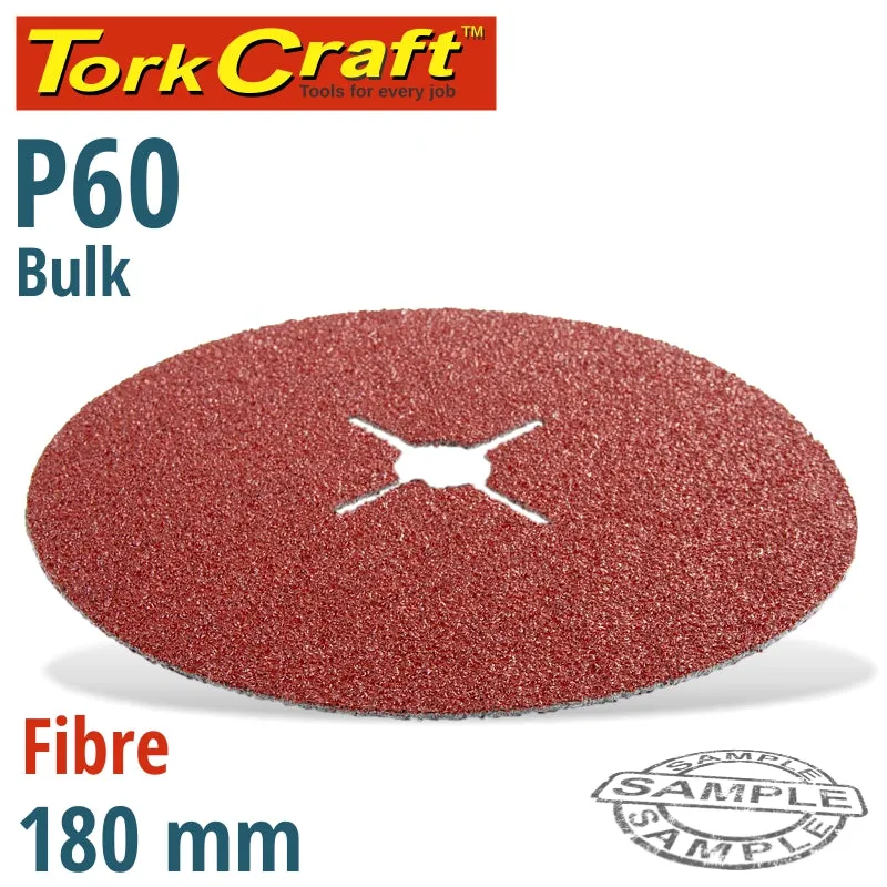 TORK CRAFT FIBRE DISC 180MM 60 GRIT BULK ABR56060