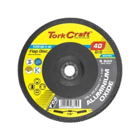 Tork Craft | Flap Sanding Disc 180mm 40G Angled