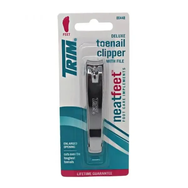 TRIM DELUXE CLIPPER TOENAIL W/FILE