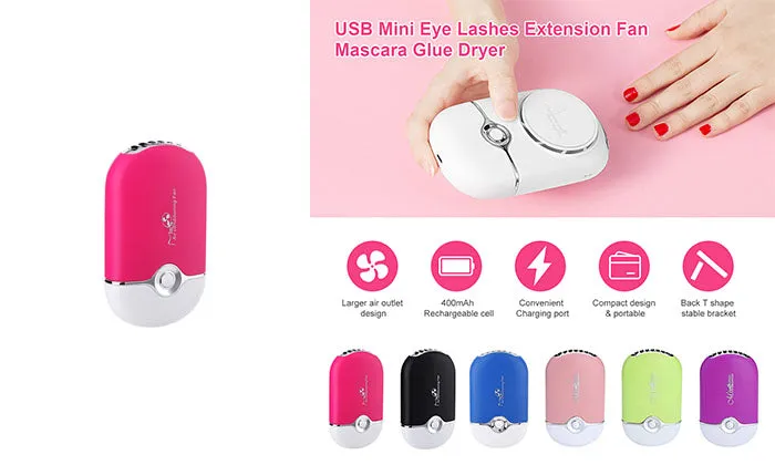 USB Mini Eye Lashes Extension Fan