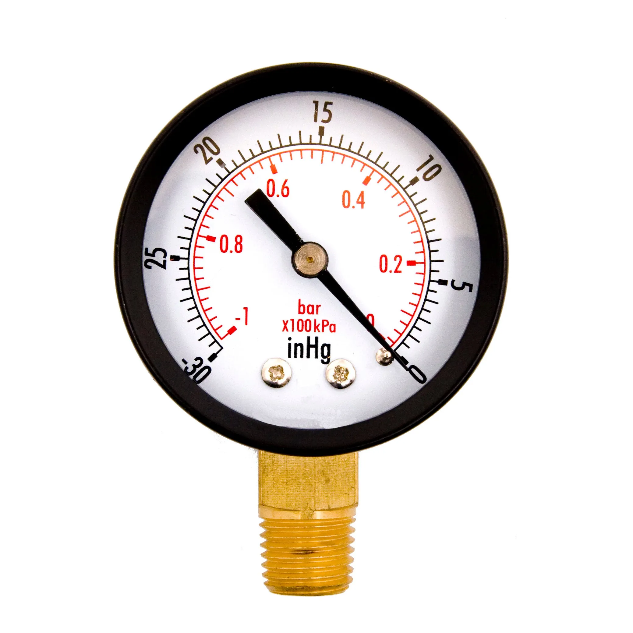 Vacuum Pressure Gauges 0 To -30Hg