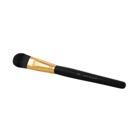 Vegan Foundation Brush - BLACK & GOLD - Black Tip