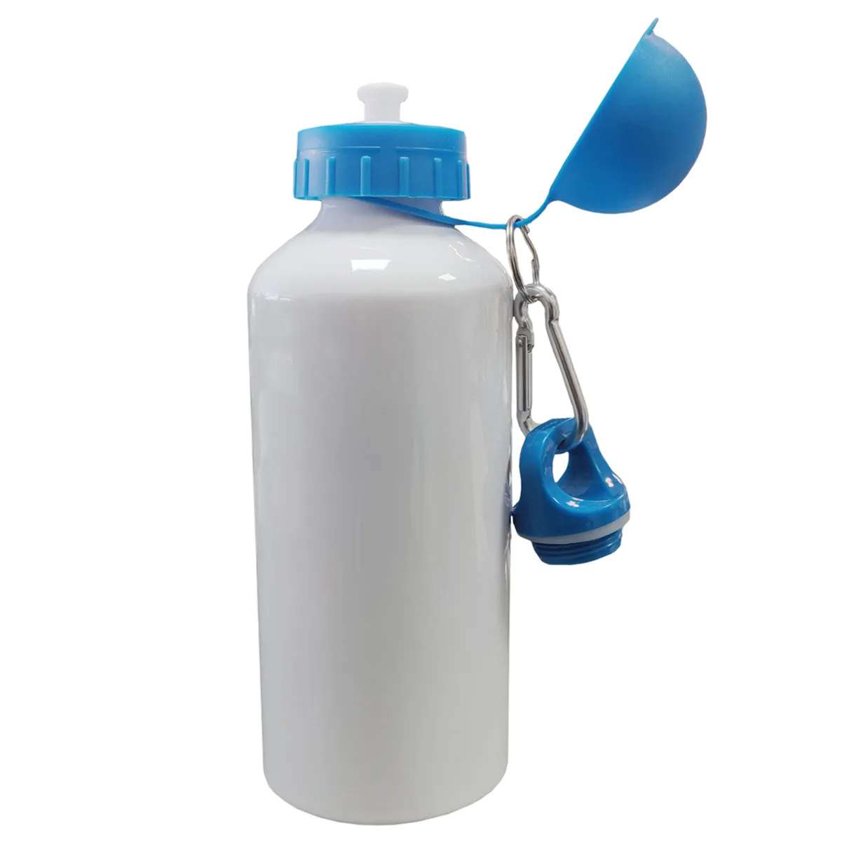 Water Bottles - COLOURED Two Lids (BLUE) - 600ml