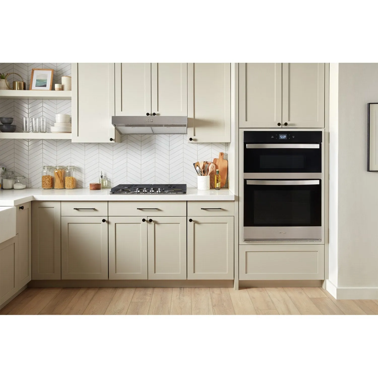 Whirlpool Fingerprint Resistant Stainless Steel Combi Wall Oven (6.40 Cu Ft) - WOEC5030LZ