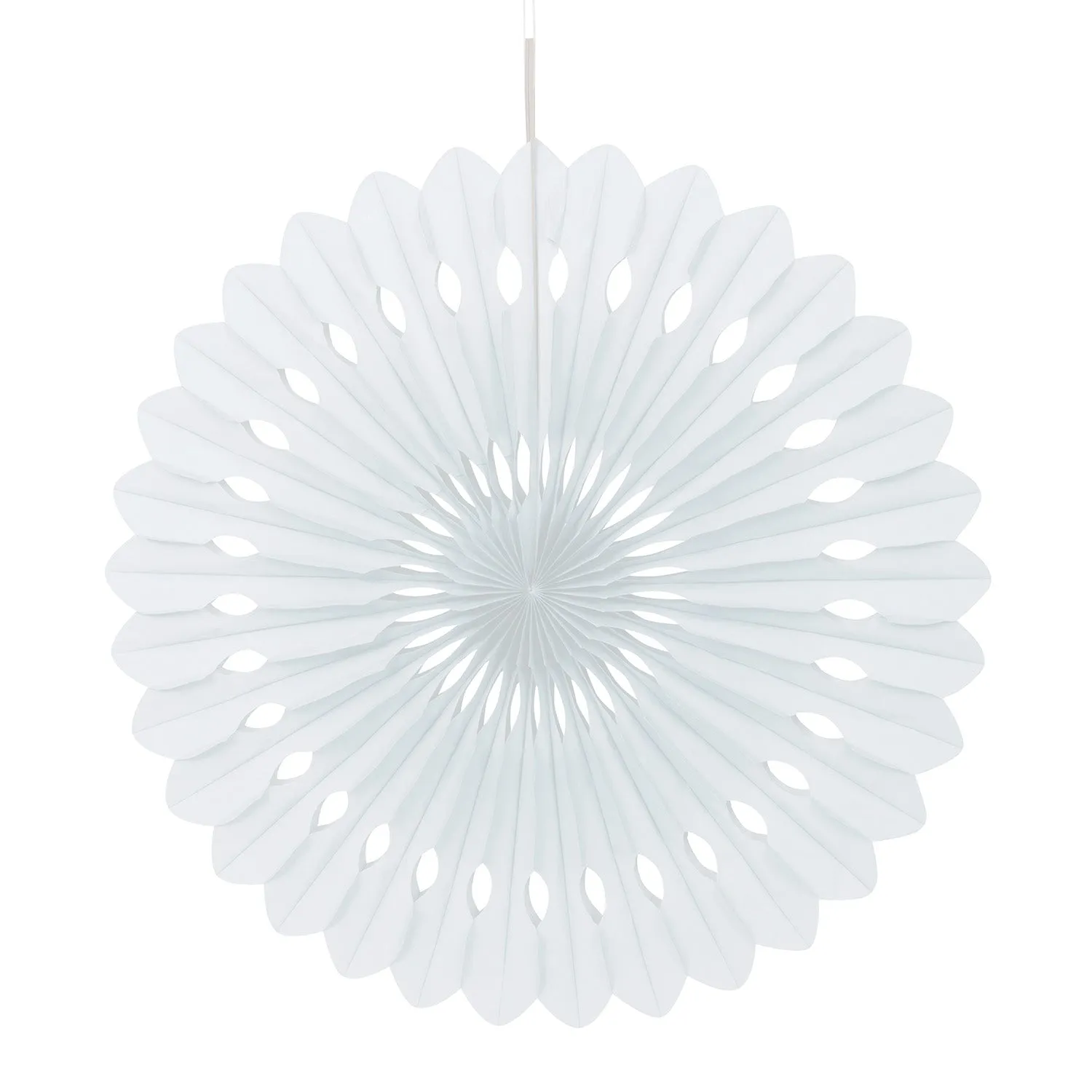 White Decorative Fan 40cm