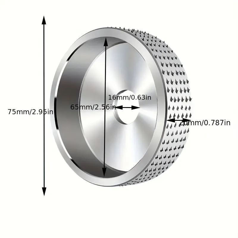 Wood Carving Disc for Angle Grinder 295inch Shaping Wheel