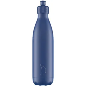 XB146 CHILLY'S 500ML SPORTS REUSABLE WATER BOTTLE - Matte Blue