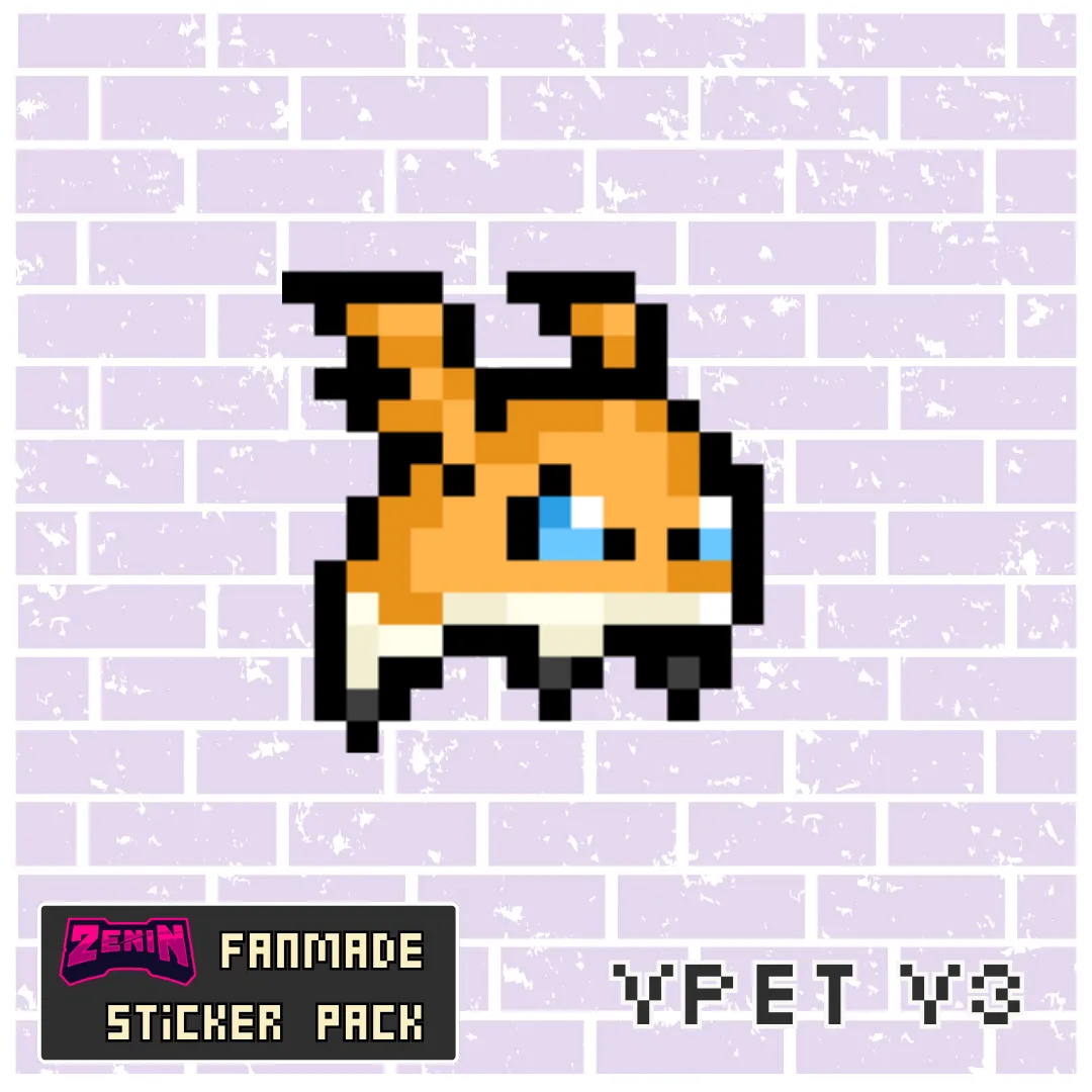 ZeninTCG - Fan-made- Mini Pixel Sticker Pack (Vpet V1-5) [INSTOCK]