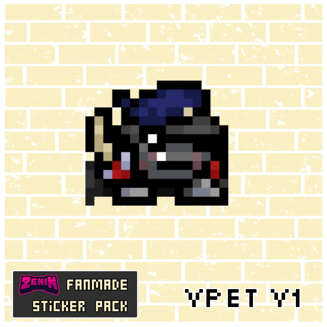 ZeninTCG - Fan-made- Mini Pixel Sticker Pack (Vpet V1-5) [INSTOCK]