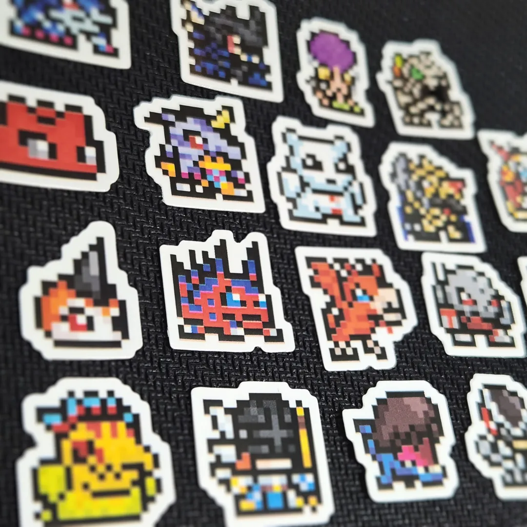 ZeninTCG - Fan-made- Mini Pixel Sticker Pack (Vpet V1-5) [INSTOCK]