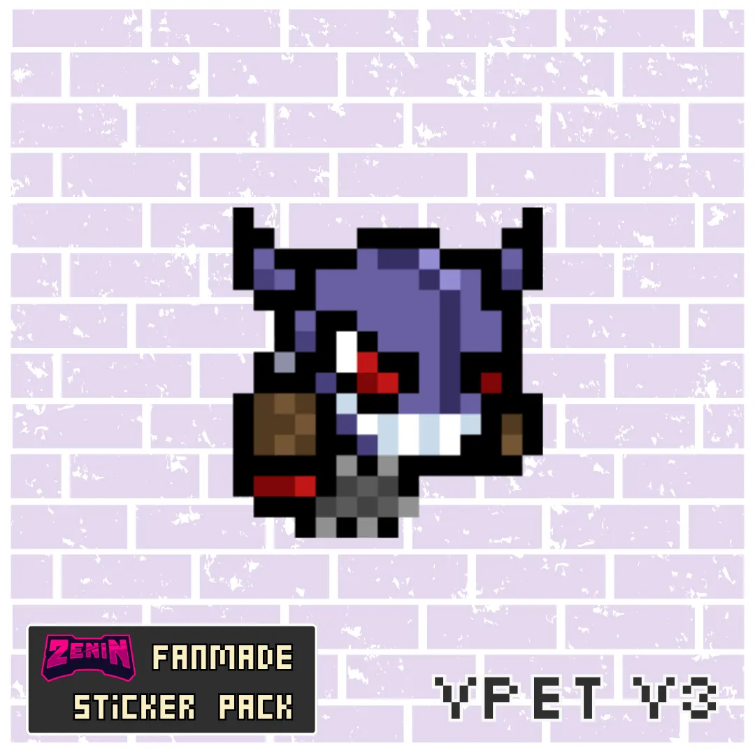 ZeninTCG - Fan-made- Mini Pixel Sticker Pack (Vpet V1-5) [INSTOCK]