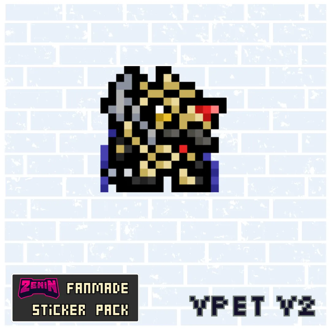 ZeninTCG - Fan-made- Mini Pixel Sticker Pack (Vpet V1-5) [INSTOCK]