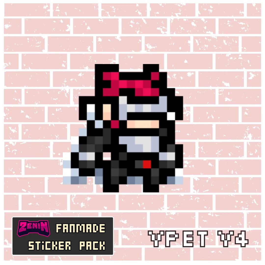 ZeninTCG - Fan-made- Mini Pixel Sticker Pack (Vpet V1-5) [INSTOCK]