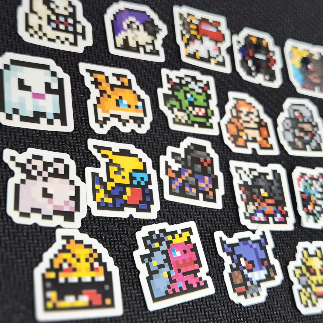 ZeninTCG - Fan-made- Mini Pixel Sticker Pack (Vpet V1-5) [INSTOCK]