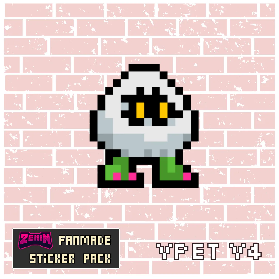 ZeninTCG - Fan-made- Mini Pixel Sticker Pack (Vpet V1-5) [INSTOCK]